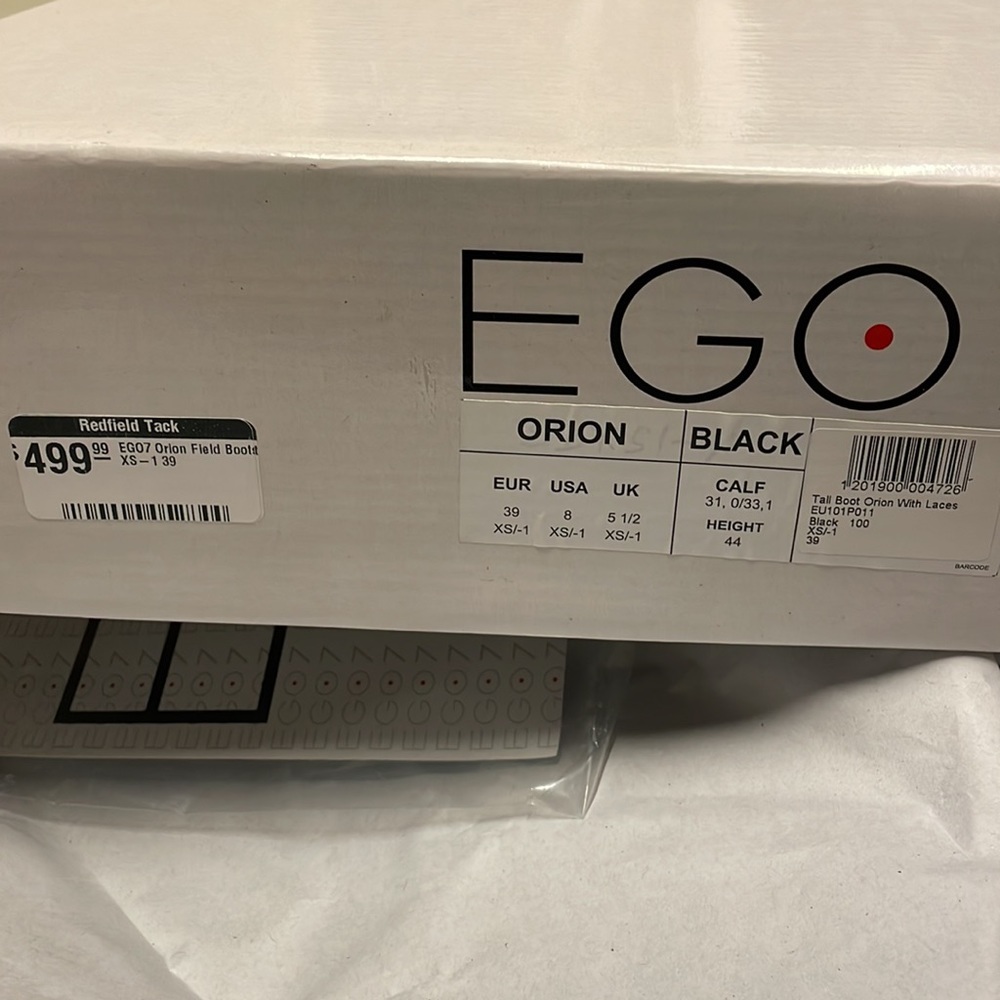 Ego7 Orion Tall Boot with Laces, Size 39 XS/-1 - Picture 11 of 12